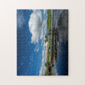 Toeristische bootreflectie legpuzzel (Verticaal)