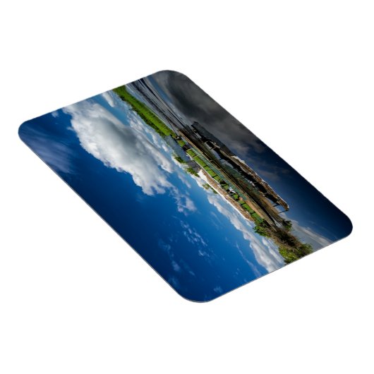 Toeristische bootreflectie magneet (Rechterzijde)