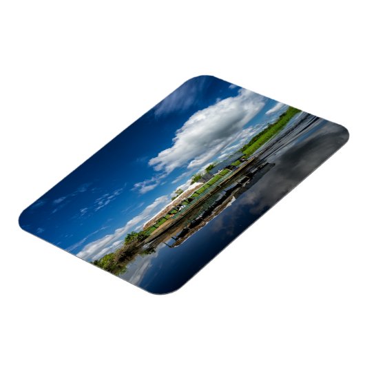 Toeristische bootreflectie magneet (Linkerzijde)