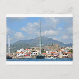 Toeristische boten in Turkije Briefkaart