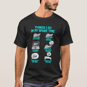 Toeristische cruise scheepspassagier voor vakantie t-shirt