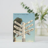  toeristische gids Post Sarasota Florida Beach Briefkaart (Staand voorkant)