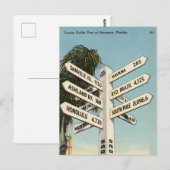  toeristische gids Post Sarasota Florida Beach Briefkaart (Voorkant / Achterkant)