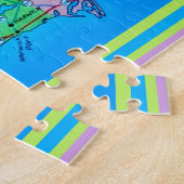 Toeristische kaart van Old Cape Cod Legpuzzel (Zijkant)