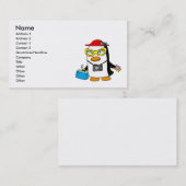 toeristische pinguïn visitekaartje (Voorkant / Achterkant)