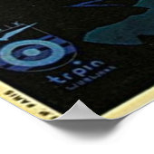  toeristische reiskunst uit 1930 in Joegoslavië Poster (Hoek)