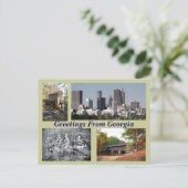 Toeristische sites Georgia Briefkaart (Staand voorkant)