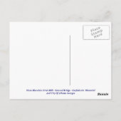 Toeristische sites Georgia Briefkaart (Achterkant)