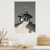 Toeristische stad, dorpschapel poster (Keuken)