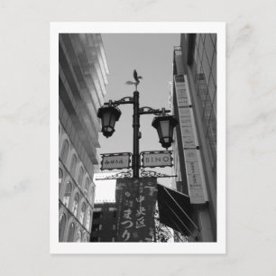 Toeristische straatverlichting in Tokio: Ginza Briefkaart