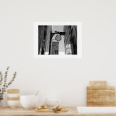 Toeristische straatverlichting in Tokio: Ginza Poster (Keuken)