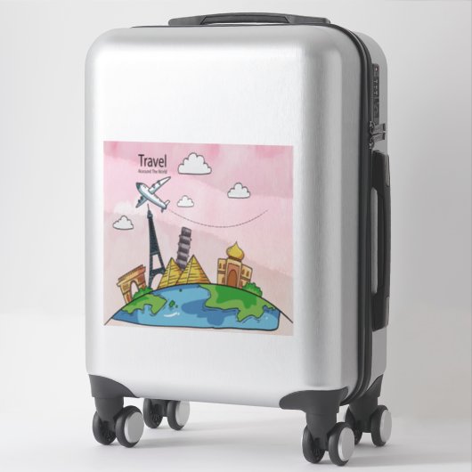 Toeristische tas sticker (Koffer)