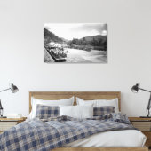 Toeristische trein van het Skagit-project Canvas Afdruk (Insitu (Slaapkamer))