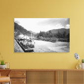 Toeristische trein van het Skagit-project Canvas Afdruk (Insitu (Woonkamer))