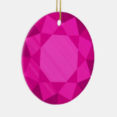 Toermalijn edelsteen / Jewel Graphic Afbeelding Keramisch Ornament (Rechts)