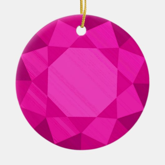 Toermalijn edelsteen / Jewel Graphic Afbeelding Keramisch Ornament (Voorkant)