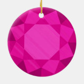 Toermalijn edelsteen / Jewel Graphic Afbeelding Keramisch Ornament (Achterkant)