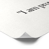 Toermalijn Gem Crystal Betekenis Kaart Poster (Hoek)