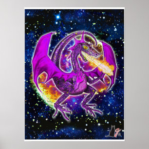 Toermalijn Kosmische Draak Poster