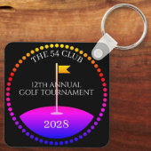 Toernooi Golf apparatuur Modern Sleutelhanger (Achterkant)