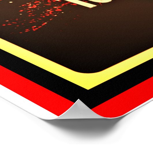 Toernooi van het kampioenschap beer poster (Hoek)