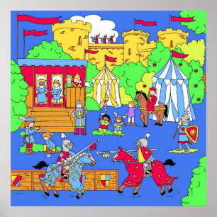 Toernooi van het kasteel poster