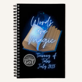 Toernooi van Tales juli 2025 Bullet Journal Notitieboek (Voorkant)