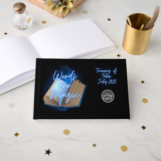 Toernooi van Tales juli 2025 Journal II Gastenboek (Voorkant open)