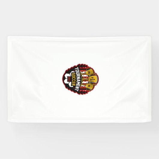 toernooi voetbal spandoek (Horizontaal)