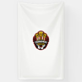 toernooi voetbal spandoek (Verticaal)