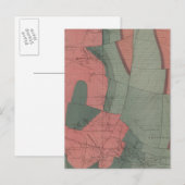 Toertelotte Park Mining District Map Briefkaart (Voorkant / Achterkant)
