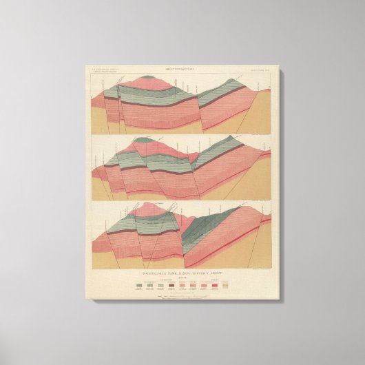 Toertelotte Park Mining District Sheet Canvas Afdruk (Voorkant)