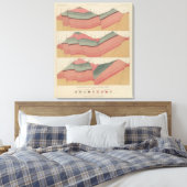 Toertelotte Park Mining District Sheet Canvas Afdruk (Insitu (Slaapkamer))