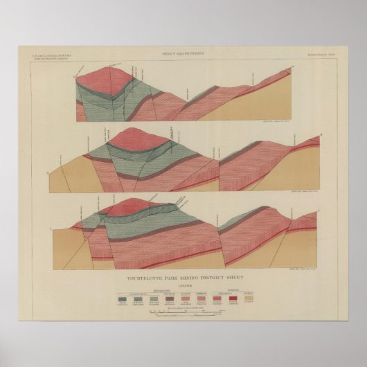 Toertelotte Park Mining District Sheet Poster (Voorkant)