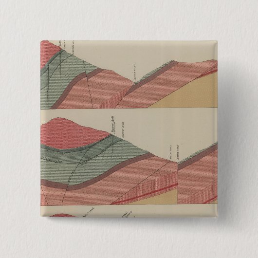 Toertelotte Park Mining District Sheet Vierkante Button 5,1 Cm (Voorkant)