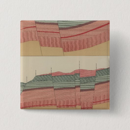 Toertelotte Park Mining District Sheet Vierkante Button 5,1 Cm (Voorkant)