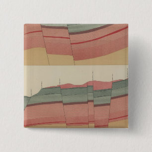 Toertelotte Park Mining District Sheet Vierkante Button 5,1 Cm