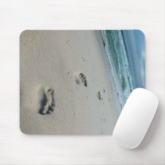 Toes in de zand muismat (Met muis)