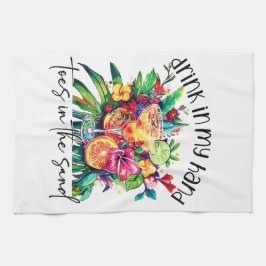 Toes in the Sand, Drink in My Hand, Tropical Drink Theedoek