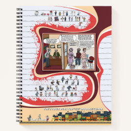 Toe's Town Comic | Spiraal Notebook Notitieboek