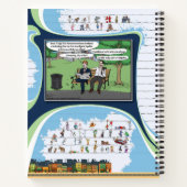 Toe's Town Comic | Spiraal Notebook Notitieboek (Achterkant)