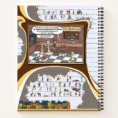 Toe's Town Comic | Spiraal Notebook Notitieboek (Achterkant)