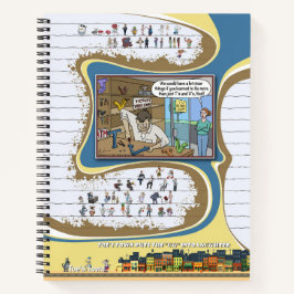 Toe's Town Comic | Spiraal Notebook Notitieboek