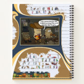 Toe's Town Comic | Spiraal Notebook Notitieboek (Achterkant)