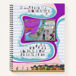 Toe's Town Comic | Spiraalschrift Notitieboek