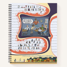 Toe's Town Comic | Spiraalschrift Notitieboek