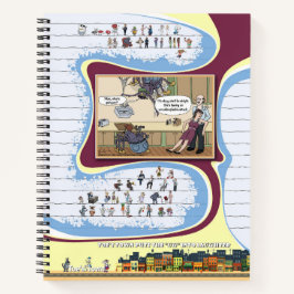 Toe's Town Comic | Spiraalschrift Notitieboek