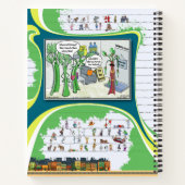 Toe's Town-strip | Spiral Notebook Notitieboek (Achterkant)