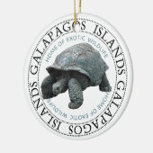 Toeslag op de Galapagos-eilanden Keramisch Ornament (Links)
