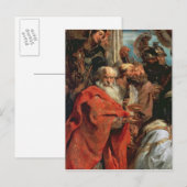 Toeslag van de Magi, 1624 Briefkaart (Voorkant / Achterkant)